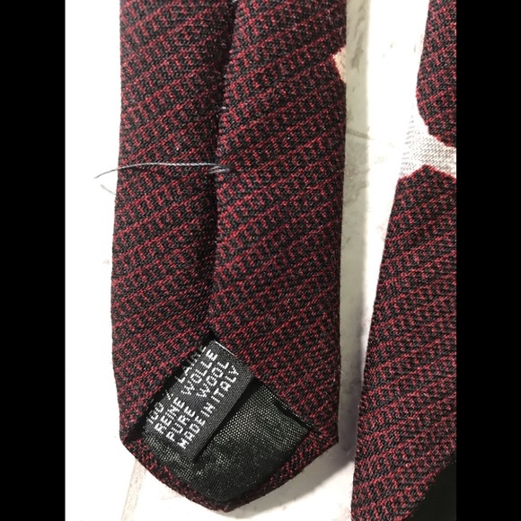 Vintage wool howling at the moon wolf tie - Picture 6 of 6